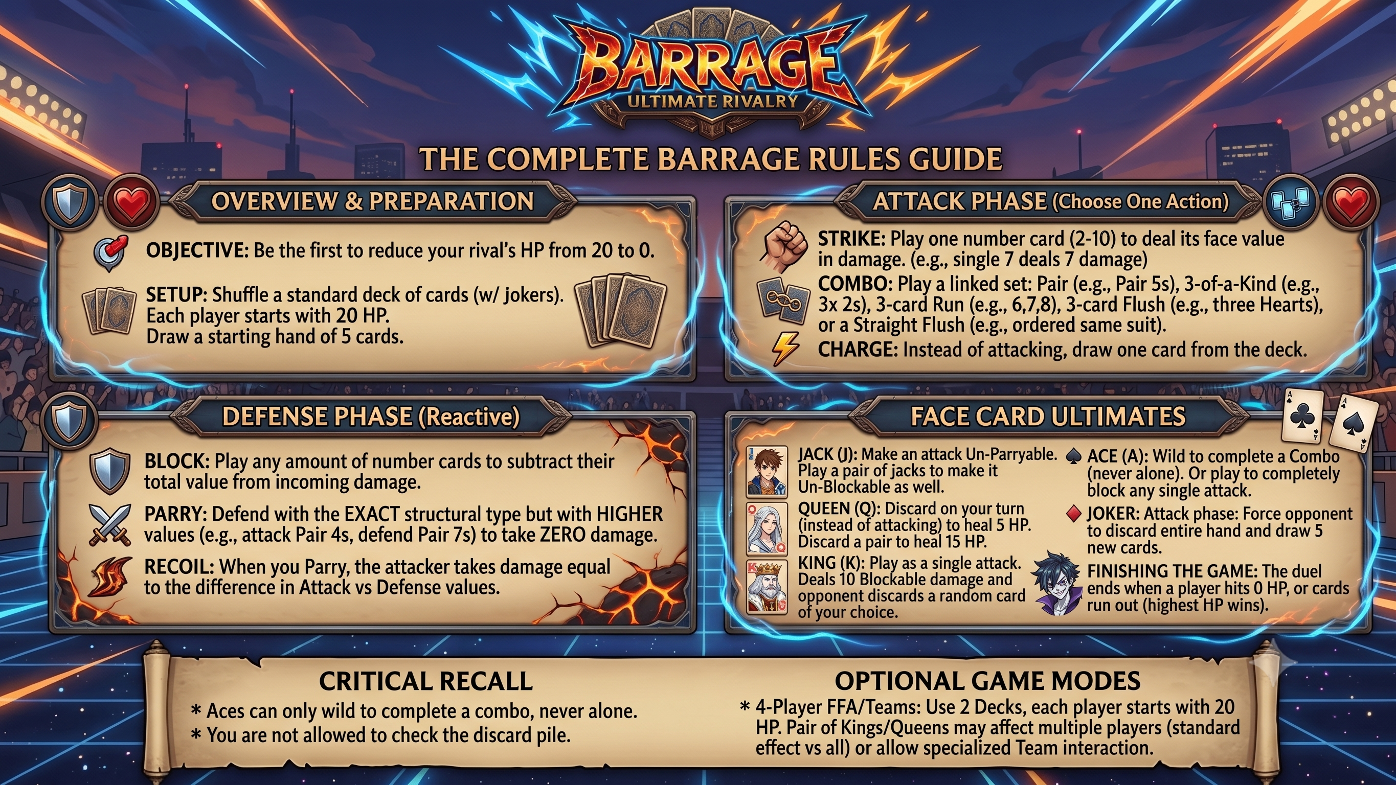 Barrage Rules Guide